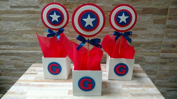 Centro de Mesa Capitão America