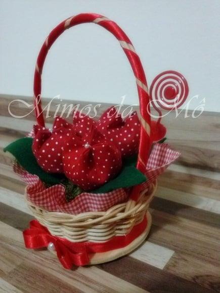 centro de mesa Chapeuzinho Vermelho