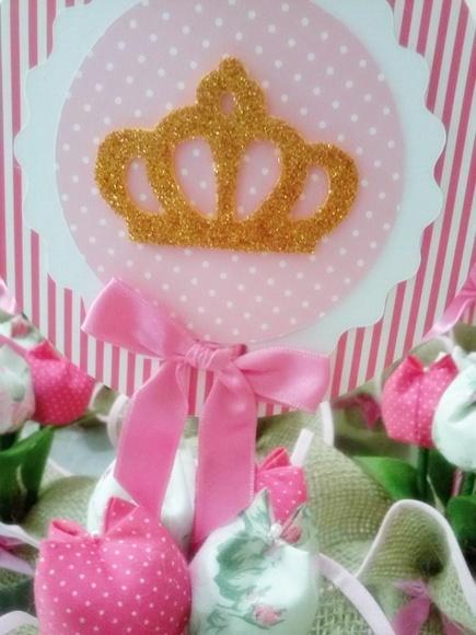 Centro de mesa Coroa de Princesa