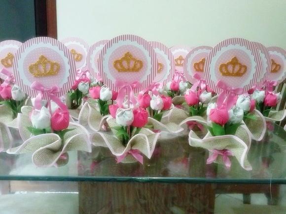 Centro de mesa Coroa de Princesa