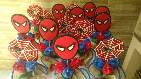 Centro de Mesa Homem Aranha