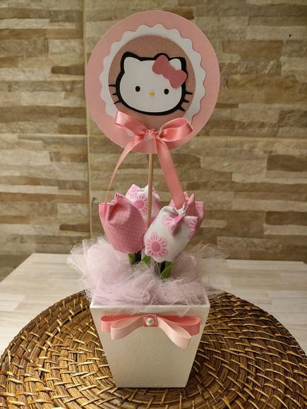 Centro de Mesa Hello Kitty
