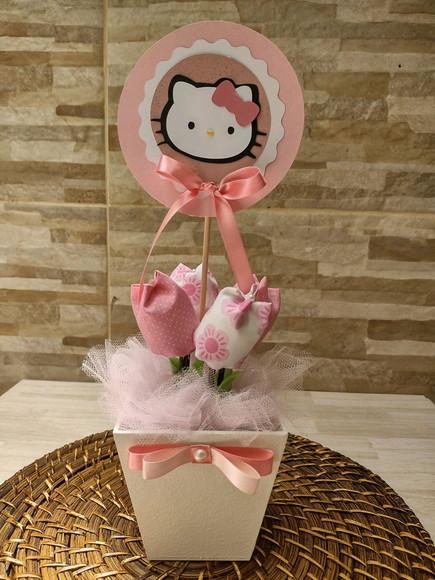 Centro de Mesa Hello Kitty
