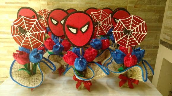 Centro de Mesa Homem Aranha