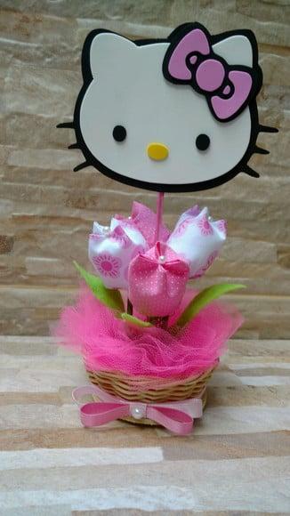Centro de Mesa Hello Kitty