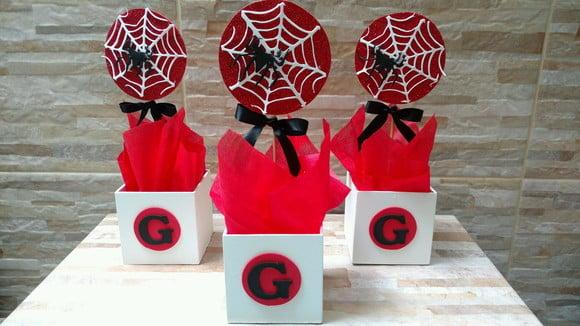 Centro de Mesa Homem Aranha