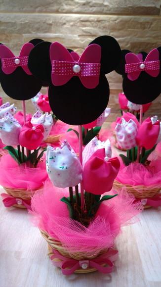 Centro de Mesa Minnie Pink