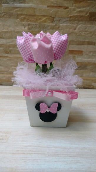 Centro de Mesa Minnie Rosa