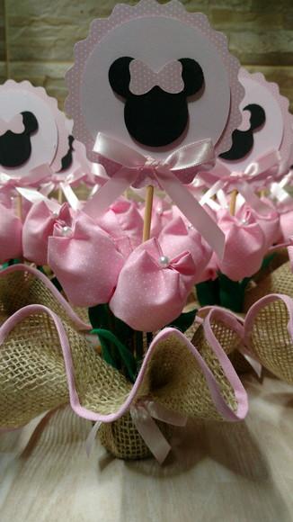 Centro de Mesa Minnie Rosa