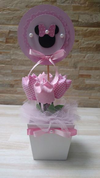 Centro de Mesa Minnie Rosa