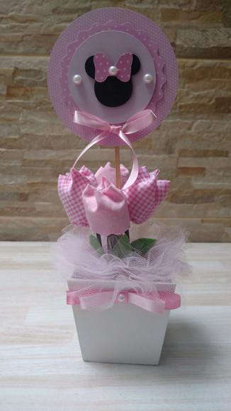 Centro de Mesa Minnie Rosa