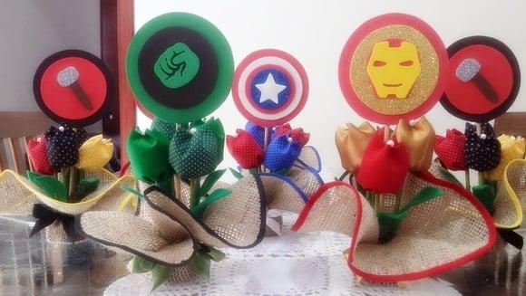 Centro de Mesa Vingadores