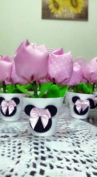 Mini vasinho com tulipas