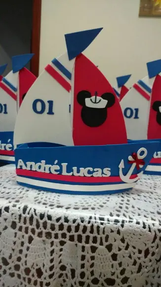 Barquinho Mickey Marinheiro