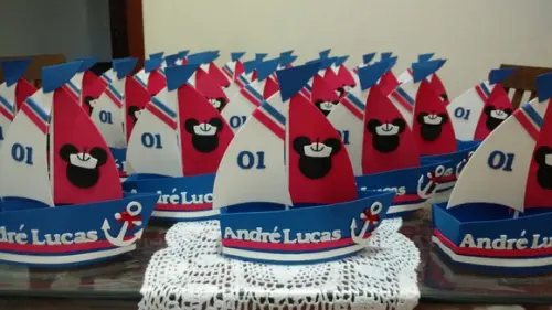 Barquinho Mickey Marinheiro