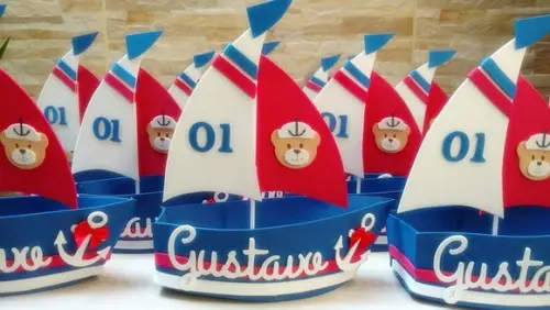 Barquinho Ursinho Marinheiro