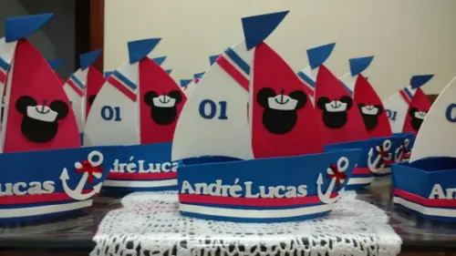 Barquinho Mickey Marinheiro