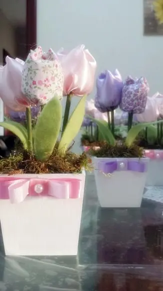 Cachepos de tulipas Princesas