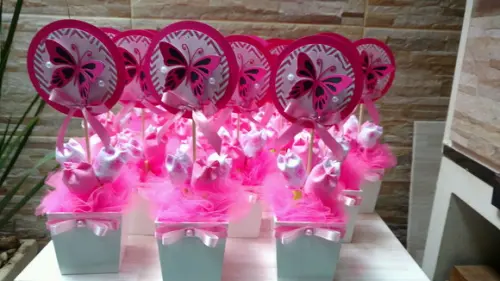 Centro de Mesa Barbie Butterfly