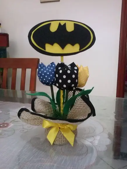 Centro de mesa Batman
