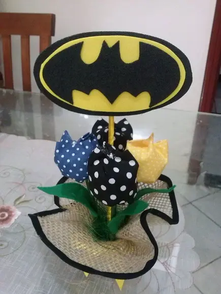 Centro de mesa Batman