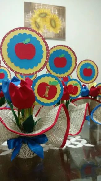 Centro de Mesa Branca de Neve