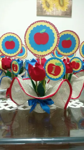 Centro de Mesa Branca de Neve