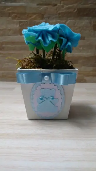 Centro de Mesa Chá de Bebê Urso