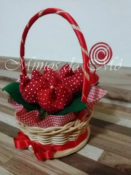 centro de mesa Chapeuzinho Vermelho