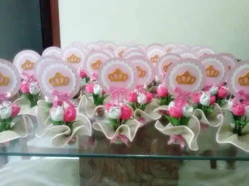 Centro de mesa Coroa de Princesa