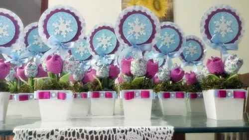 Centro de mesa Frozen 2