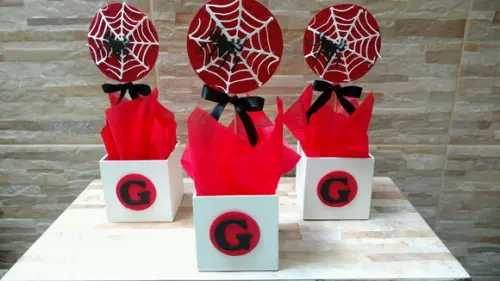 Centro de Mesa Homem Aranha