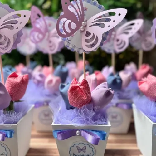 Centro de Mesa Jardim Encantado Personalizado