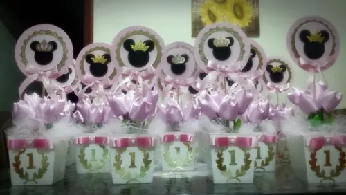 Centro de Mesa Minnie Princesa