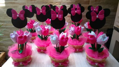 Centro de Mesa Minnie Pink