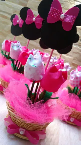 Centro de Mesa Minnie Pink