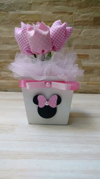 Centro de Mesa Minnie Rosa