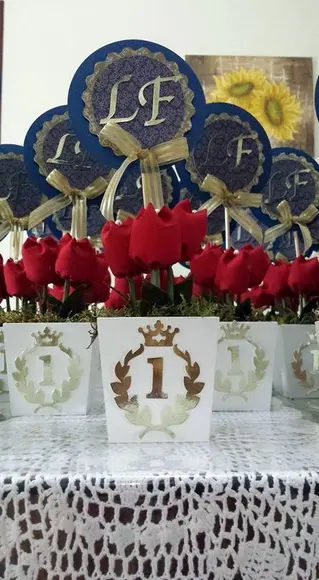 Centro de mesa Pequeno Principe