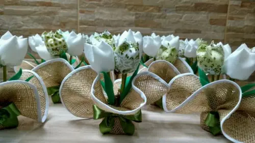 Centro de Mesa Tulipas