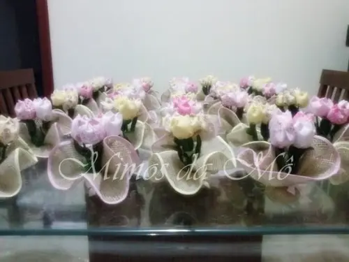 Centro de Mesa Tulipas Floral