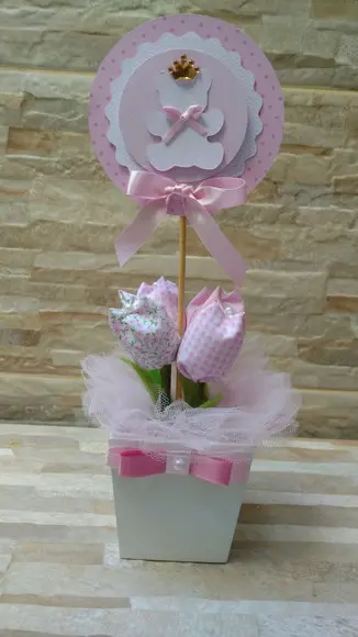Centro de Mesa Ursa Princesa