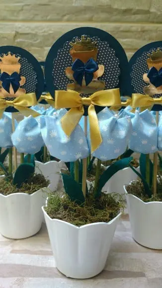 Centro de Mesa Urso Príncipe