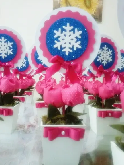 Centros Frozen Rosa magneta