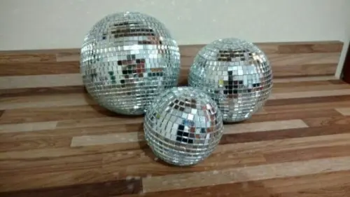 Kit com 3 Bolas Espelhadas