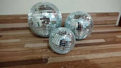 Kit com 3 Bolas Espelhadas