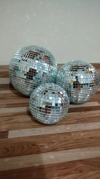 Kit com 3 Bolas Espelhadas
