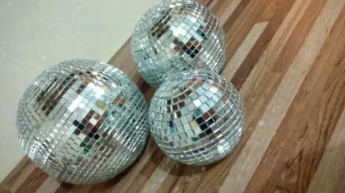 Kit com 3 Bolas Espelhadas