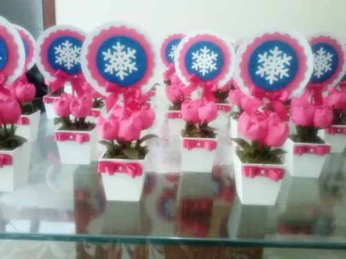 Centros Frozen Rosa magneta