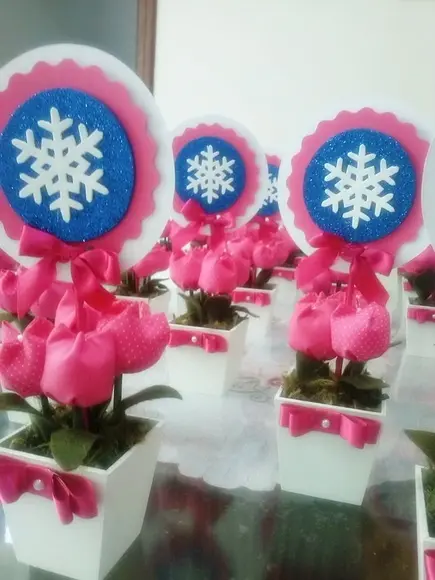 Centros Frozen Rosa magneta