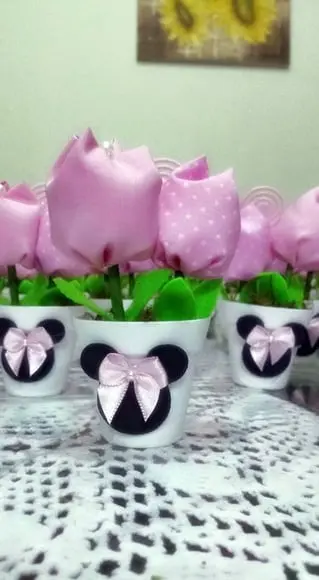 Mini vasinho com tulipas
